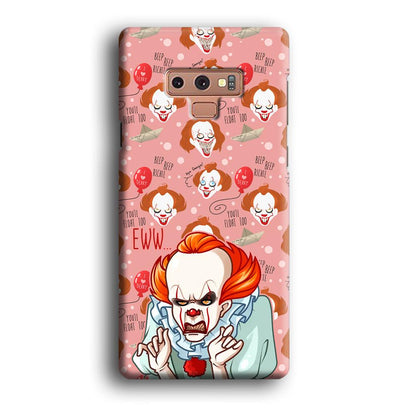 IT Pennywise Eww Pink Patern Samsung Galaxy Note 9 Case-Oxvistore