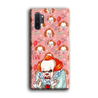 IT Pennywise Eww Pink Patern Samsung Galaxy Note 10 Plus Case-Oxvistore