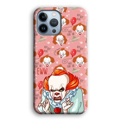 IT Pennywise Eww Pink Patern iPhone 15 Pro Max Case-Oxvistore