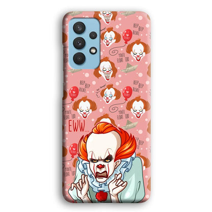 IT Pennywise Eww Pink Patern Samsung Galaxy A32 Case-Oxvistore