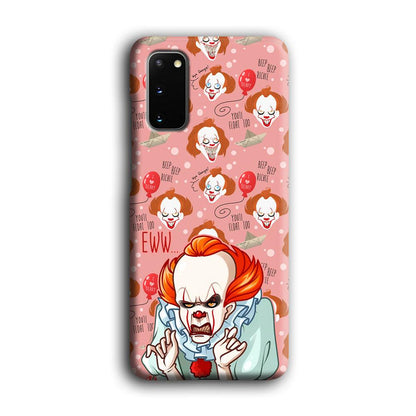 IT Pennywise Eww Pink Patern Samsung Galaxy S20 Case-Oxvistore