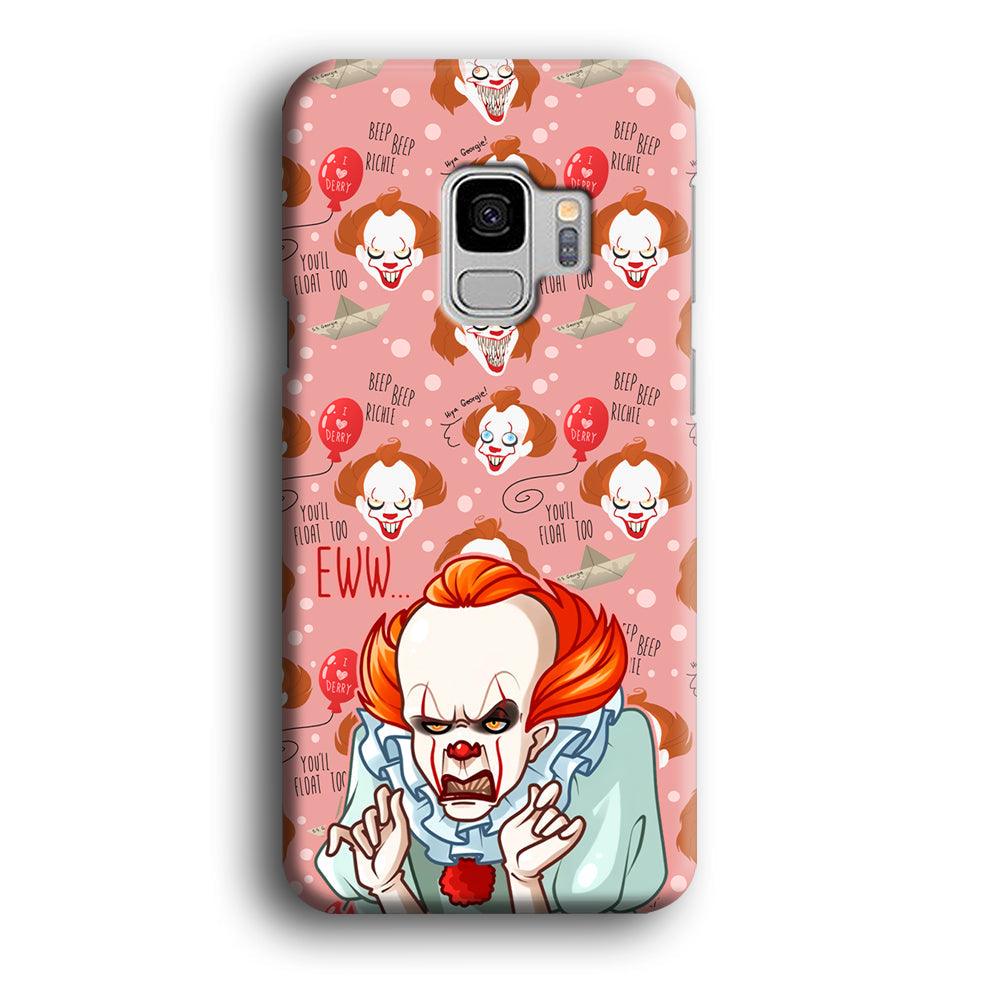 IT Pennywise Eww Pink Patern Samsung Galaxy S9 Case-Oxvistore