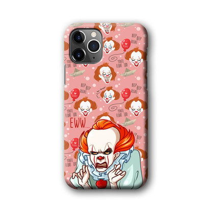 IT Pennywise Eww Pink Patern iPhone 11 Pro Case-Oxvistore