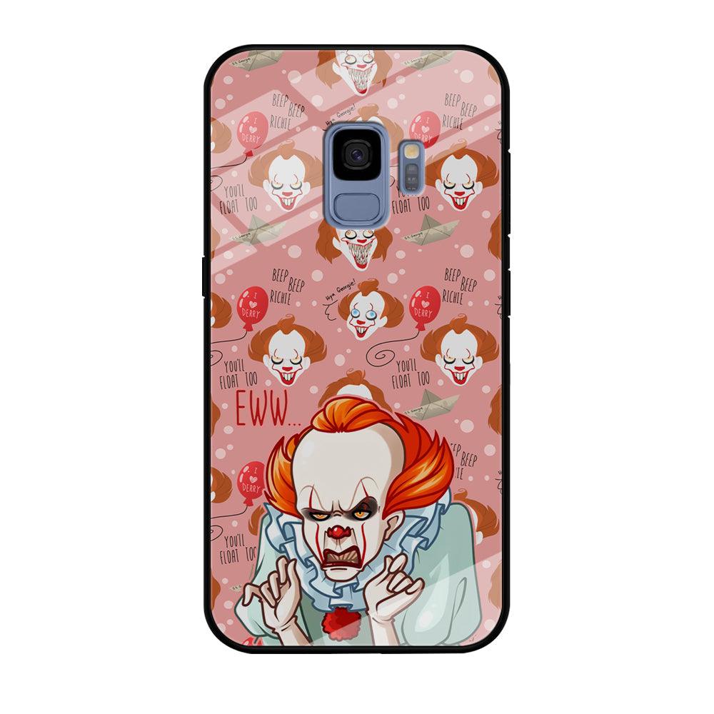 IT Pennywise Eww Pink Patern Samsung Galaxy S9 Case-Oxvistore