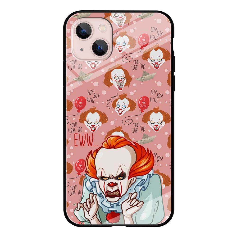 IT Pennywise Eww Pink Patern iPhone 13 Case-Oxvistore