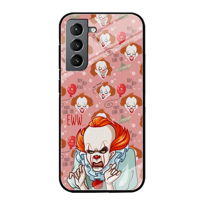 IT Pennywise Eww Pink Patern Samsung Galaxy S21 Case-Oxvistore