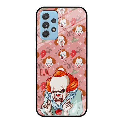 IT Pennywise Eww Pink Patern Samsung Galaxy A52 Case-Oxvistore