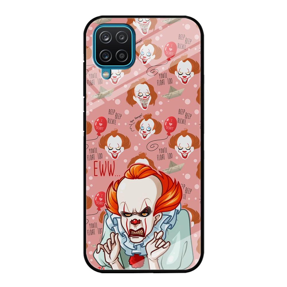 IT Pennywise Eww Pink Patern Samsung Galaxy A12 Case-Oxvistore