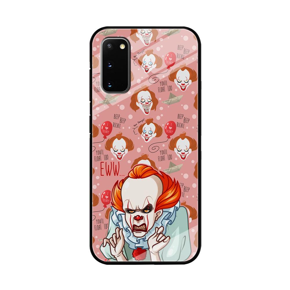 IT Pennywise Eww Pink Patern Samsung Galaxy S20 Case-Oxvistore