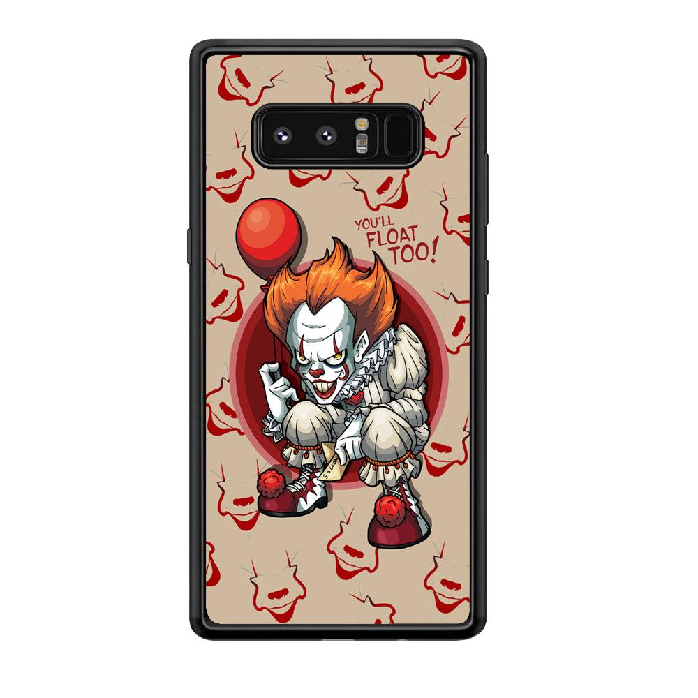 IT Pennywise Smile Patern Background Samsung Galaxy Note 8 Case-Oxvistore