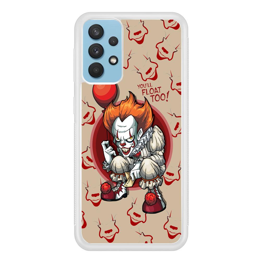 IT Pennywise Smile Patern Background Samsung Galaxy A32 Case-Oxvistore