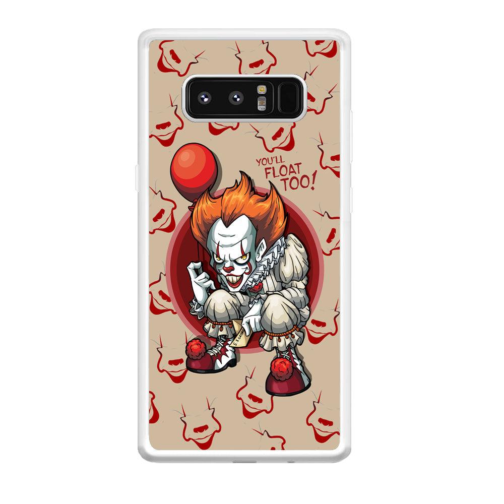 IT Pennywise Smile Patern Background Samsung Galaxy Note 8 Case-Oxvistore