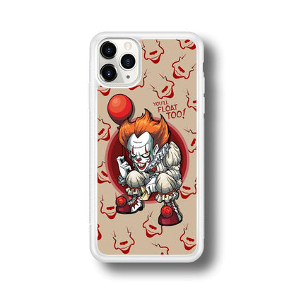 IT Pennywise Smile Patern Background iPhone 11 Pro Case-Oxvistore