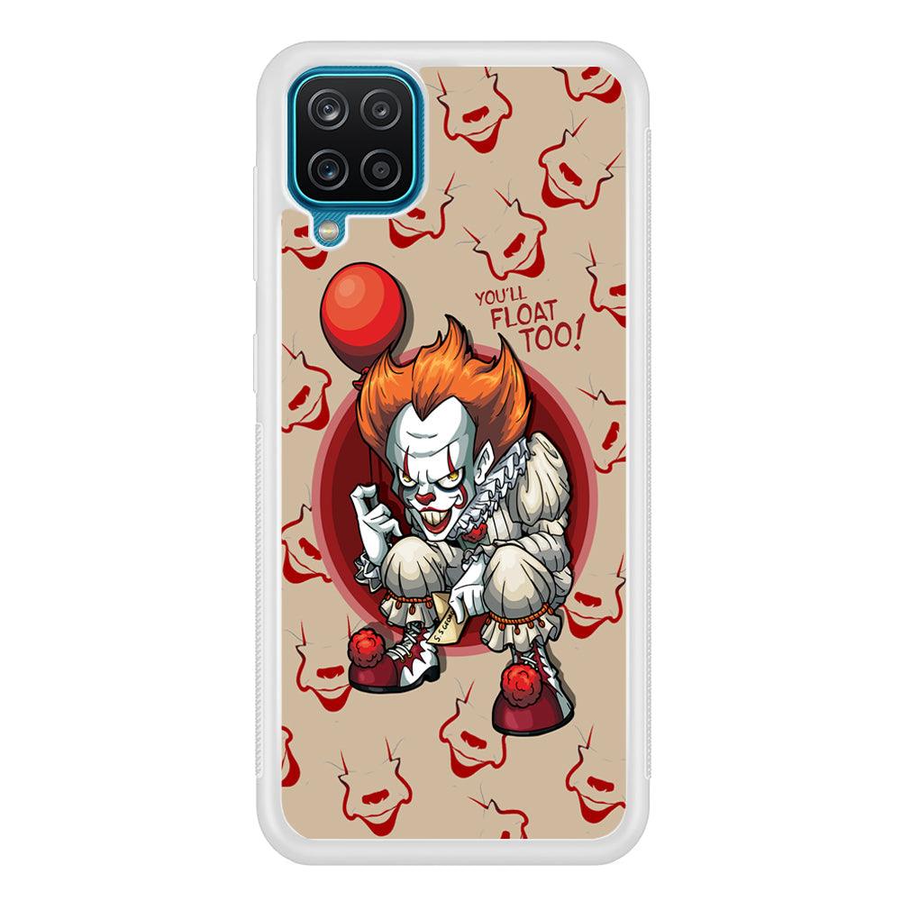 IT Pennywise Smile Patern Background Samsung Galaxy A12 Case-Oxvistore