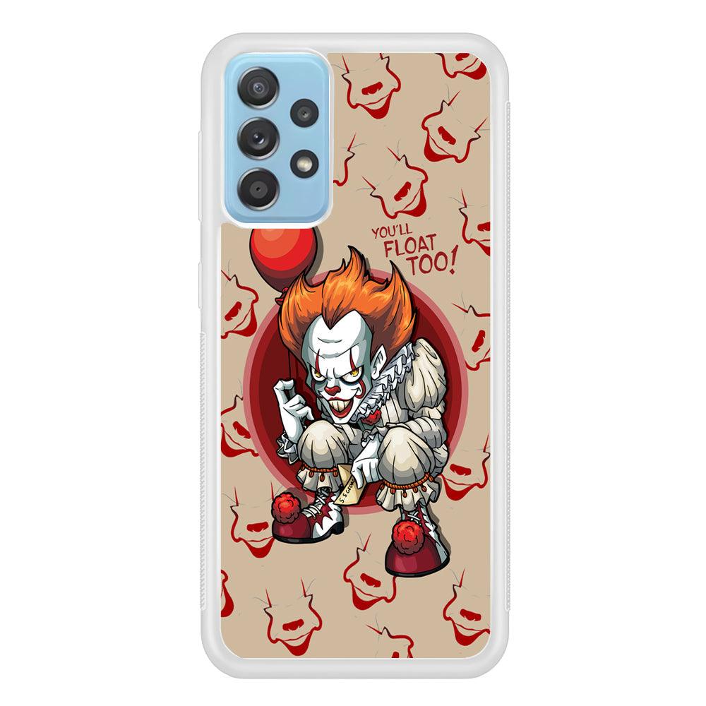 IT Pennywise Smile Patern Background Samsung Galaxy A72 Case-Oxvistore