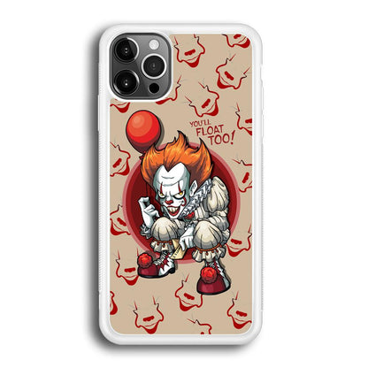 IT Pennywise Smile Patern Background iPhone 12 Pro Max Case-Oxvistore