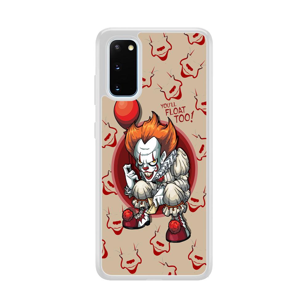 IT Pennywise Smile Patern Background Samsung Galaxy S20 Case-Oxvistore