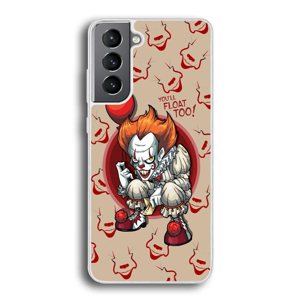 IT Pennywise Smile Patern Background Samsung Galaxy S21 Plus Case-Oxvistore