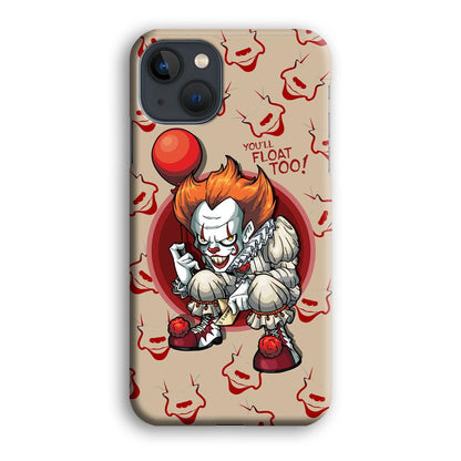 IT Pennywise Smile Patern Background iPhone 15 Plus Case-Oxvistore