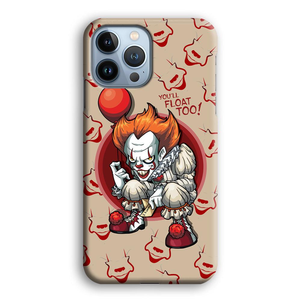 IT Pennywise Smile Patern Background iPhone 13 Pro Case-Oxvistore