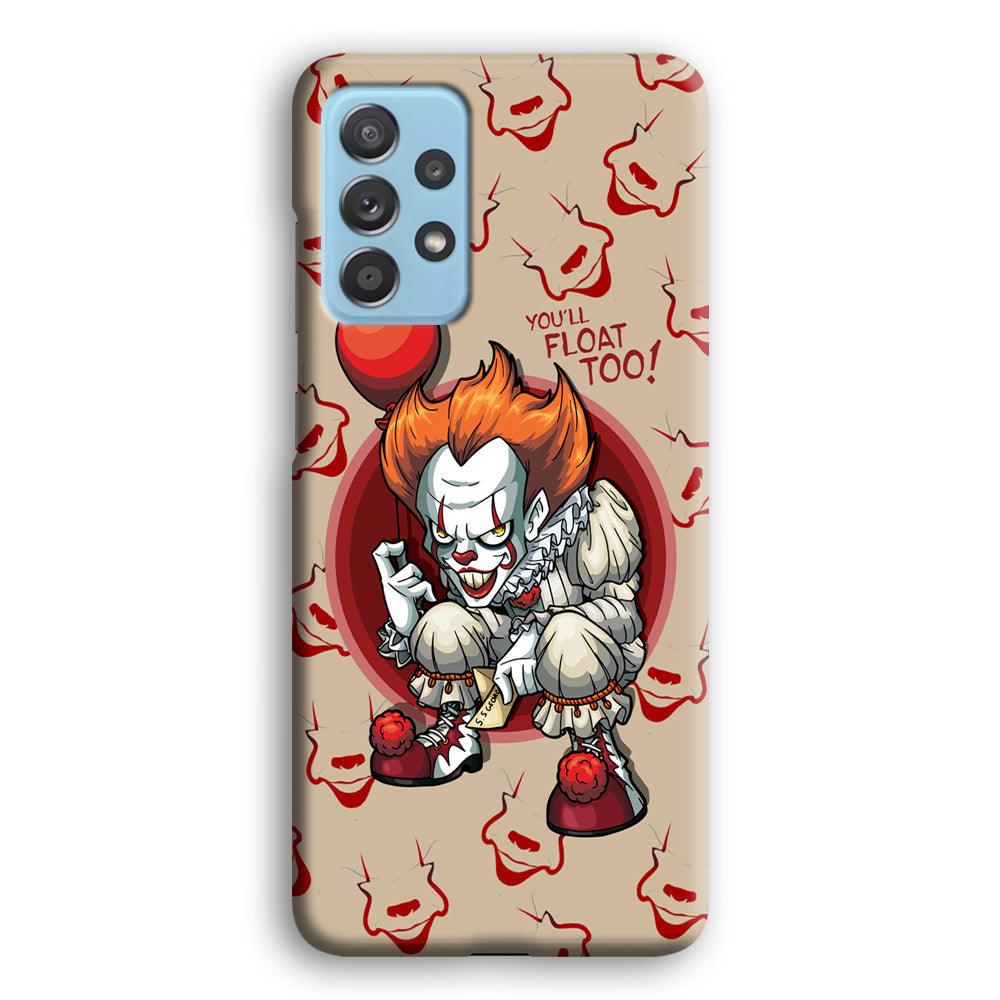 IT Pennywise Smile Patern Background Samsung Galaxy A52 Case-Oxvistore