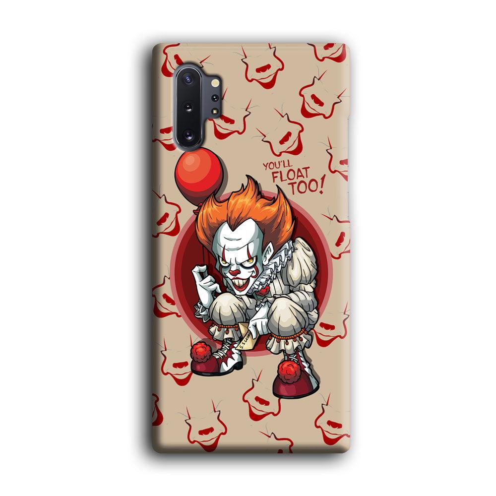 IT Pennywise Smile Patern Background Samsung Galaxy Note 10 Plus Case-Oxvistore