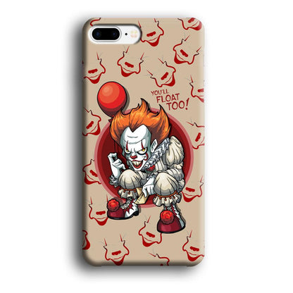 IT Pennywise Smile Patern Background iPhone 7 Plus Case-Oxvistore