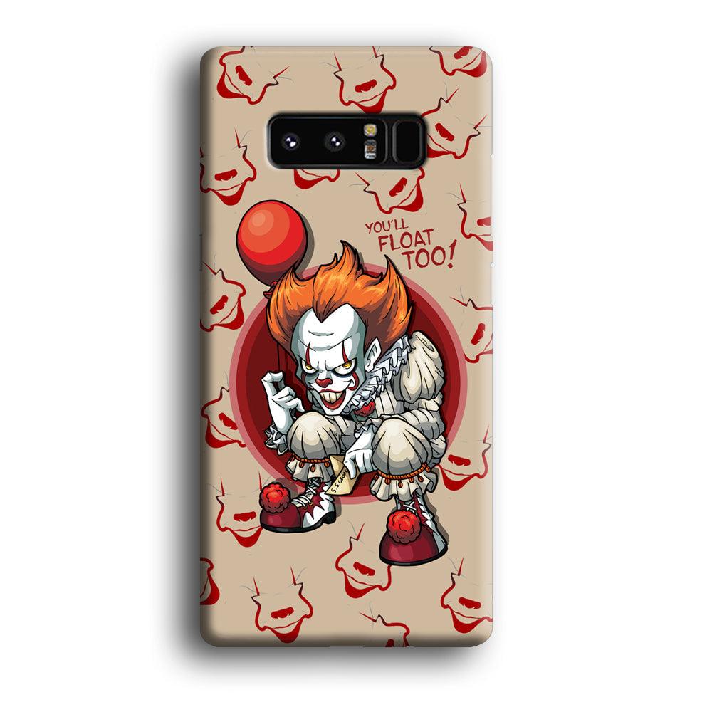 IT Pennywise Smile Patern Background Samsung Galaxy Note 8 Case-Oxvistore