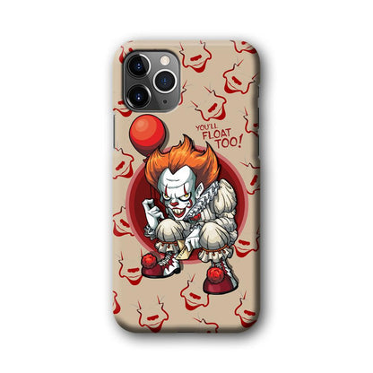 IT Pennywise Smile Patern Background iPhone 11 Pro Case-Oxvistore