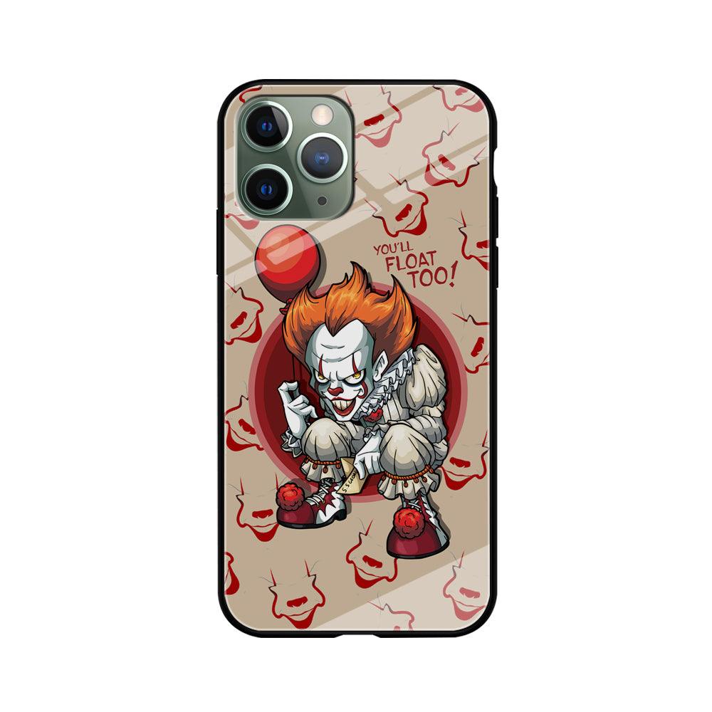 IT Pennywise Smile Patern Background iPhone 11 Pro Case-Oxvistore