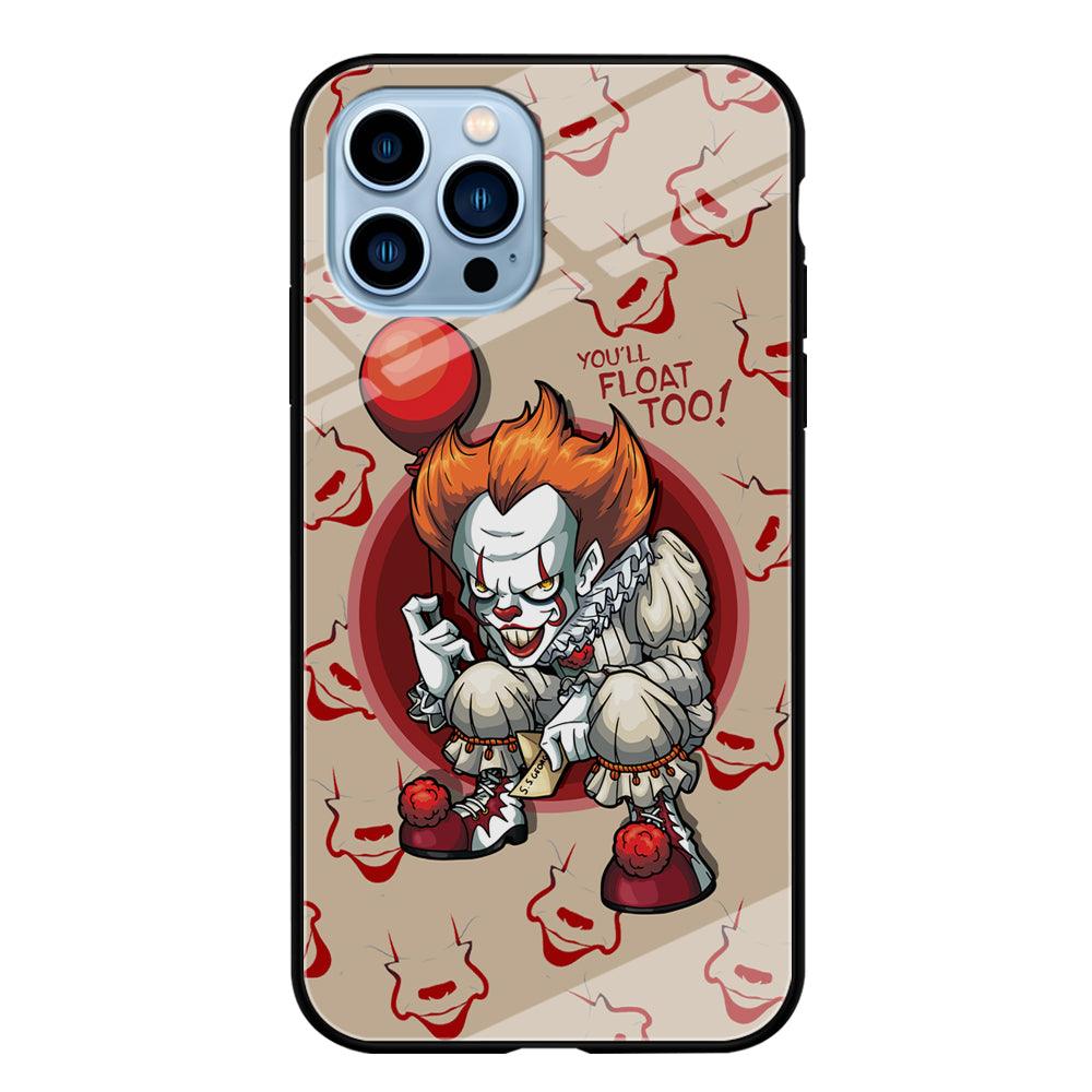 IT Pennywise Smile Patern Background iPhone 15 Pro Max Case-Oxvistore