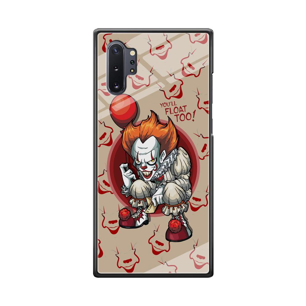 IT Pennywise Smile Patern Background Samsung Galaxy Note 10 Plus Case-Oxvistore