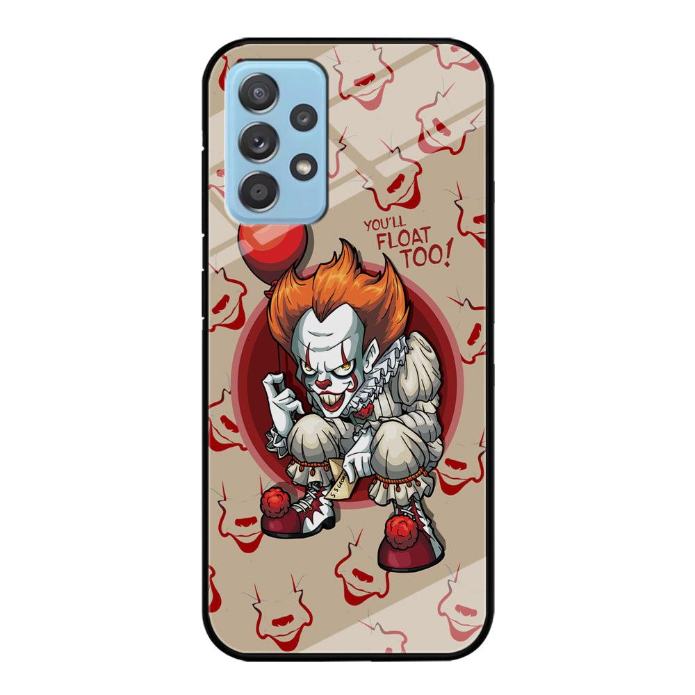 IT Pennywise Smile Patern Background Samsung Galaxy A72 Case-Oxvistore