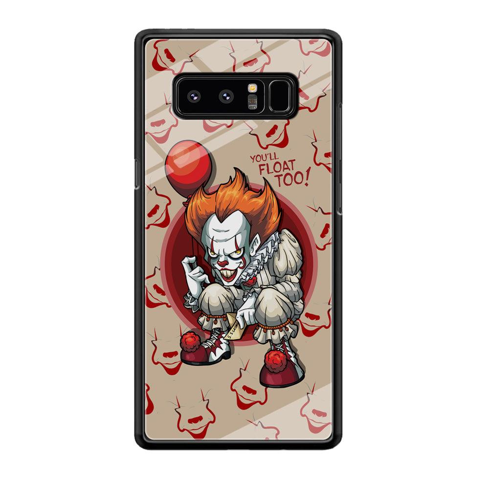 IT Pennywise Smile Patern Background Samsung Galaxy Note 8 Case-Oxvistore