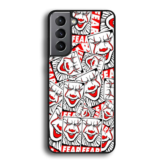 IT Fear Smile Samsung Galaxy S24 Plus Case-Rubber Black (2D Case)-Oxvistore