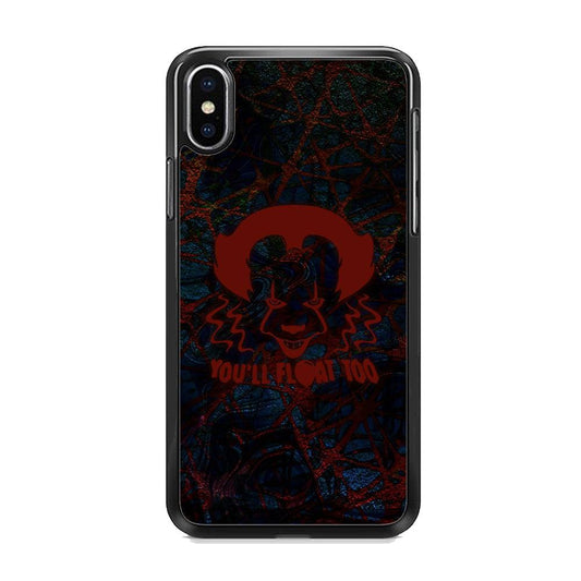 IT will Come to You iPhone XS Case-Rubber Black (2D Case)-Oxvistore