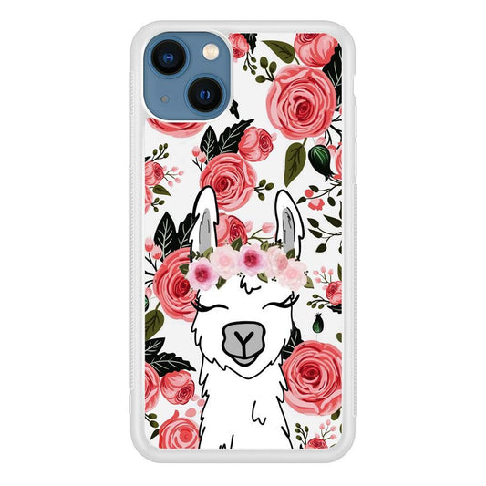 Ilama Flower Angel iPhone 13 Case-Oxvistore