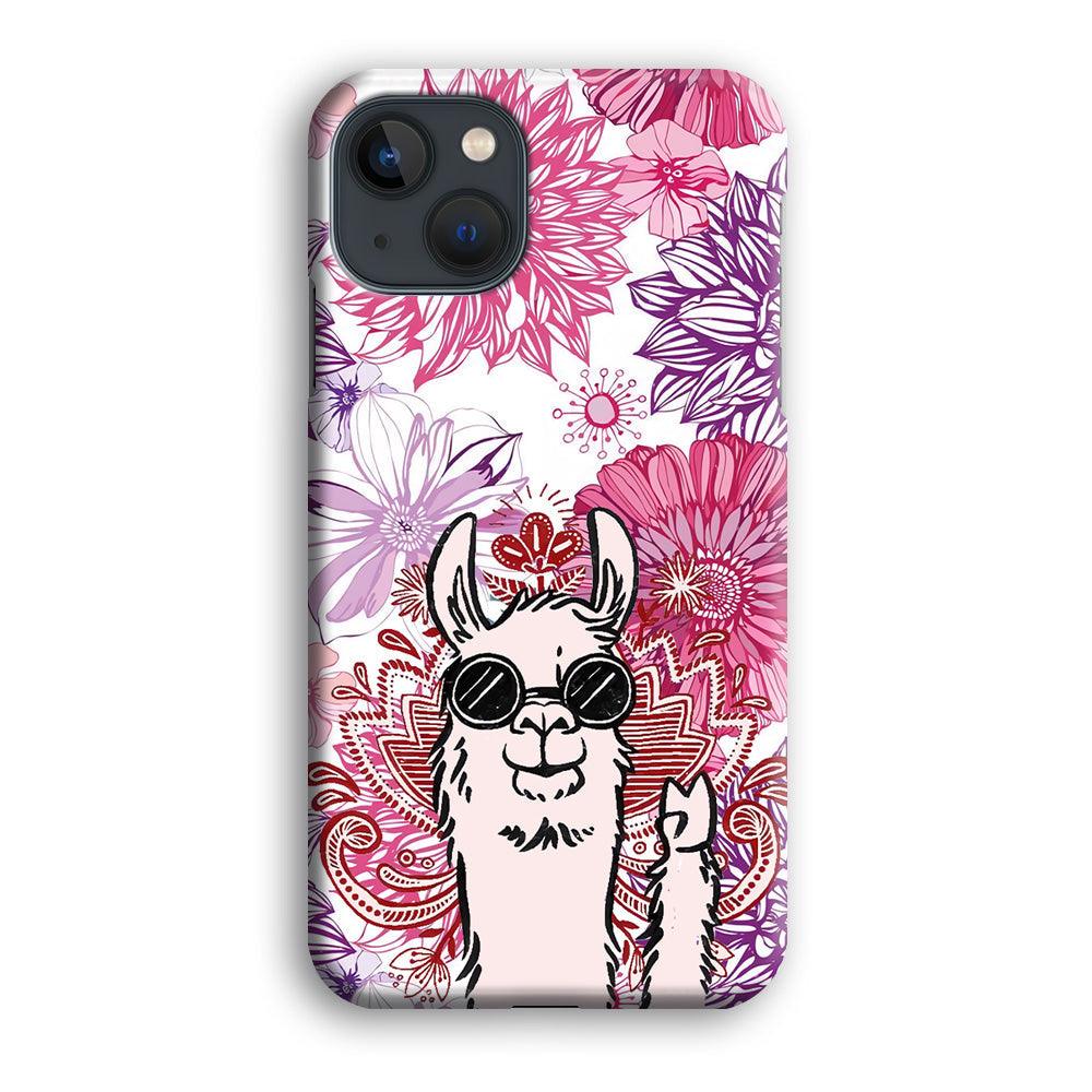 Ilama Message of Peace iPhone 13 Case-Oxvistore