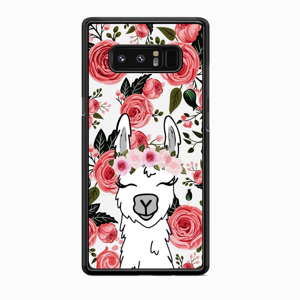 Ilama Flower Angel Samsung Galaxy Note 8 Case-Oxvistore