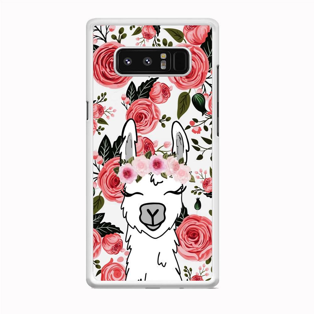 Ilama Flower Angel Samsung Galaxy Note 8 Case-Oxvistore