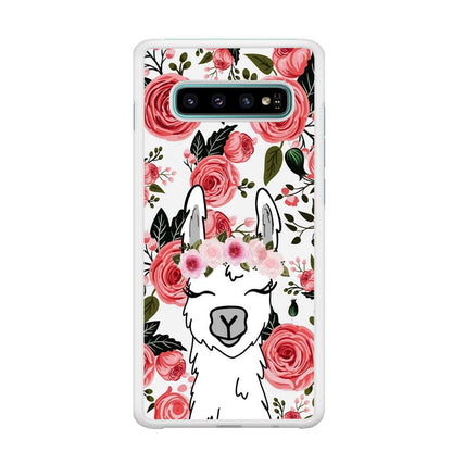 Ilama Flower Angel Samsung Galaxy S10 Plus Case-Oxvistore