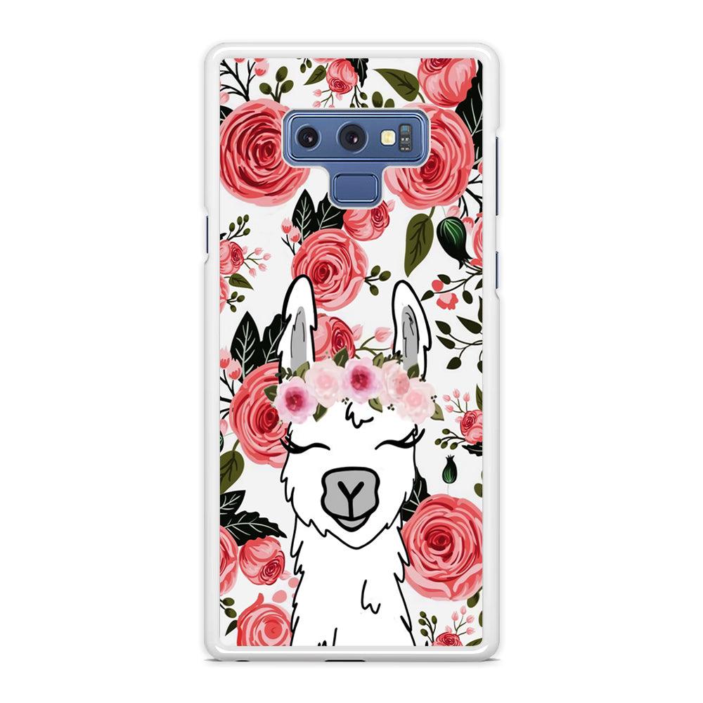 Ilama Flower Angel Samsung Galaxy Note 9 Case-Oxvistore