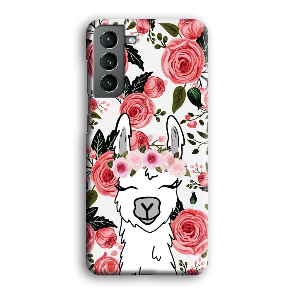 Ilama Flower Angel Samsung Galaxy S21 Plus Case-Oxvistore