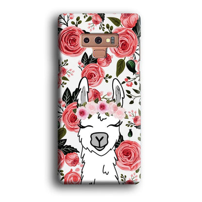 Ilama Flower Angel Samsung Galaxy Note 9 Case-Oxvistore