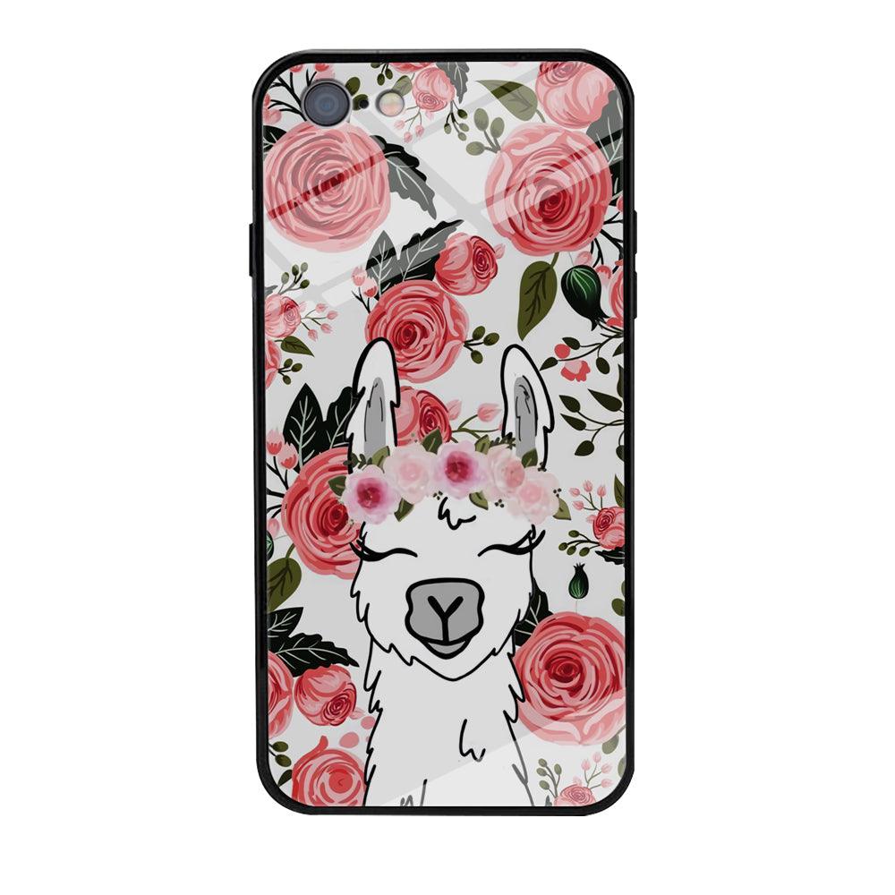 Ilama Flower Angel iPhone 6 | 6s Case-Oxvistore