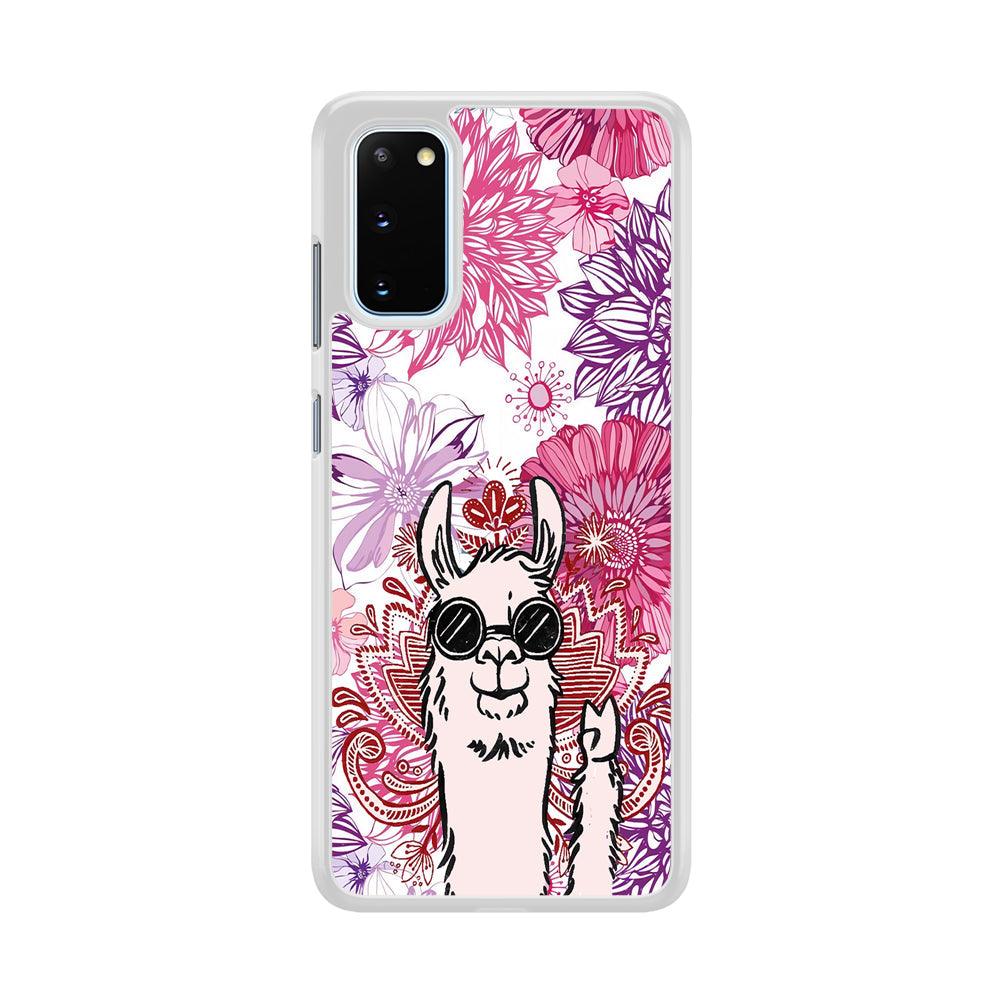 Ilama Message of Peace Samsung Galaxy S20 Case-Oxvistore