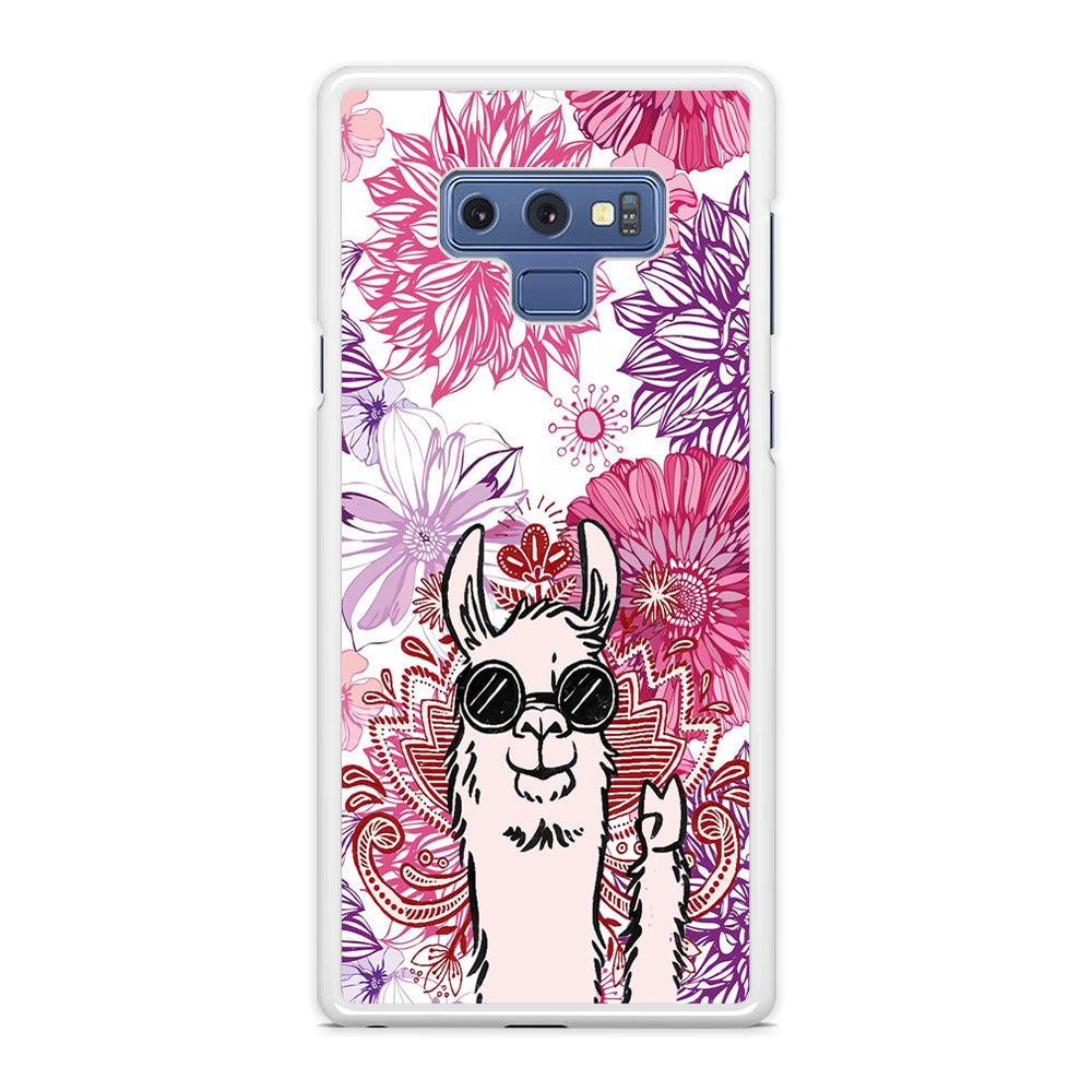 Ilama Message of Peace Samsung Galaxy Note 9 Case-Oxvistore