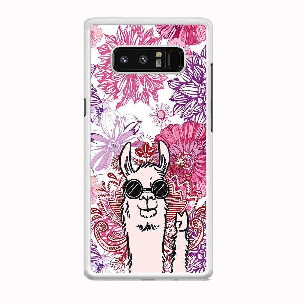 Ilama Message of Peace Samsung Galaxy Note 8 Case-Oxvistore