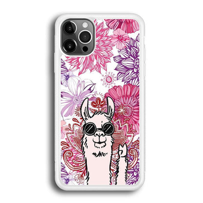 Ilama Message of Peace iPhone 12 Pro Case-Oxvistore