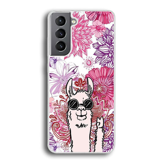 Ilama Message of Peace Samsung Galaxy S21 Plus Case-Oxvistore